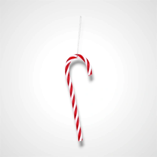 Red & White Candy Cane A - 12cm - Pack of 4