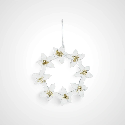 13.4cm Acrylic Wreath Ornament