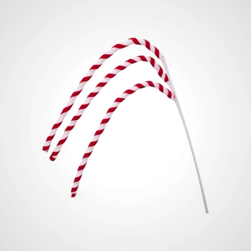 90cm Red & White Candy Swirl Pick 