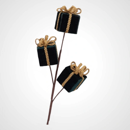 67cm Emerald Velvet Gift Boxes Stem