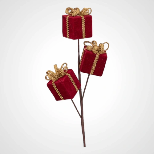 67cm Red Velvet Gift Boxes Stem