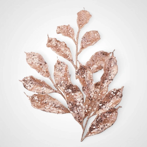91cm Rose Gold Leaf Stem