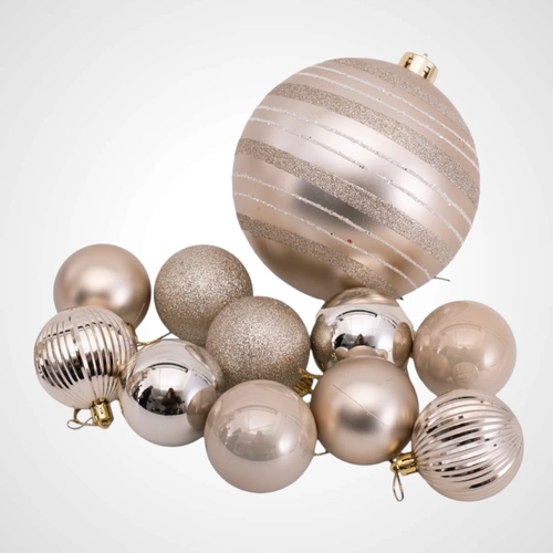 32pc Bulk Platinum Bauble Pack