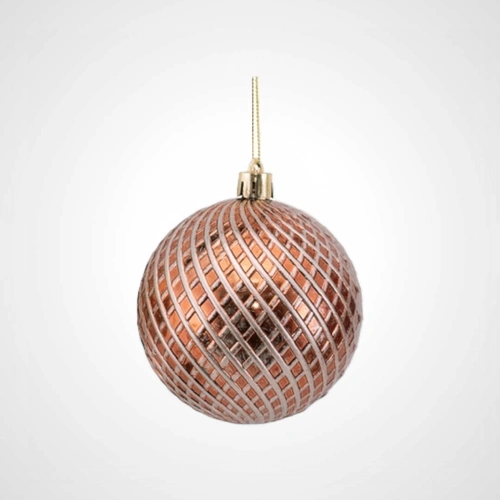 8cm Copper Bauble (B) 