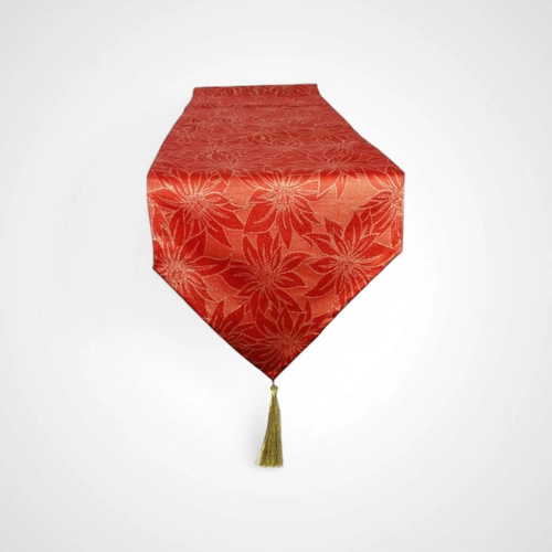 180cm Red Damask Runner 