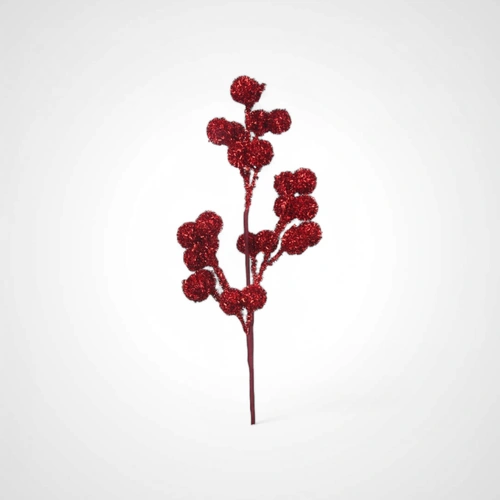55cm Rec Glitter Stem - Available October 2025
