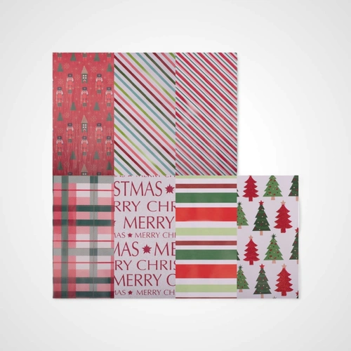 70cm x 10m Merry & Bright Roll Wrap