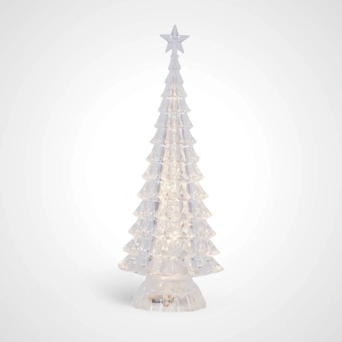 White Acrylic Light Up Tree 