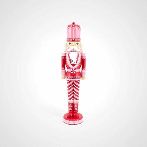 62cm Candy Red Polyresin Nutcracker 