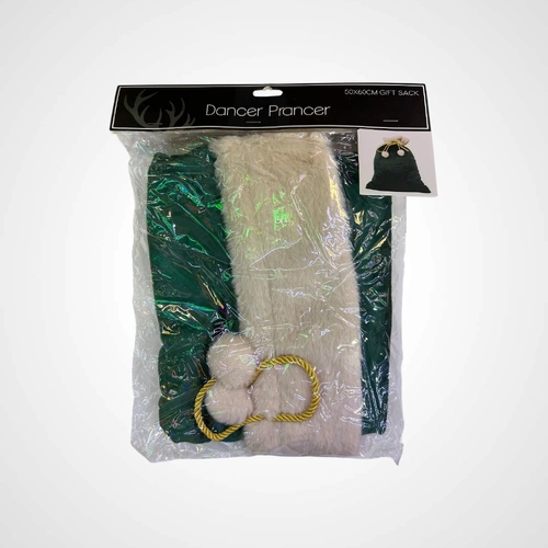 Green Velvet Santa Gift Sack