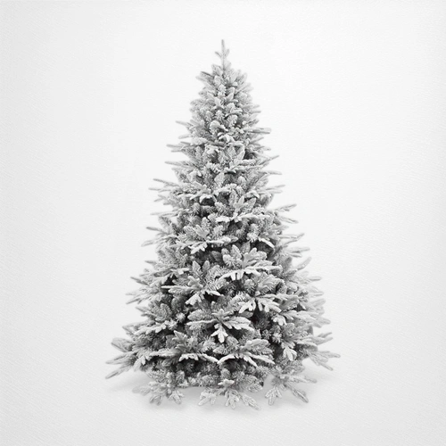 7 FT Half Hinged Flocked Christmas Tree