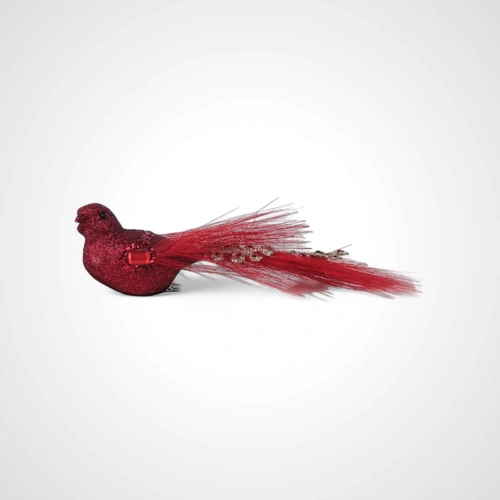 23cm Burgundy Bird