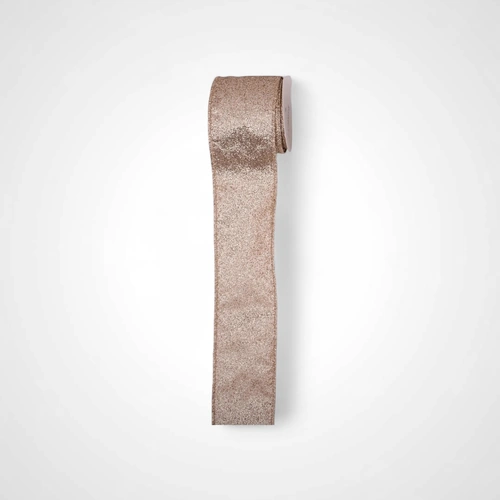 Ivory Ribbon w/Glitter Detail A