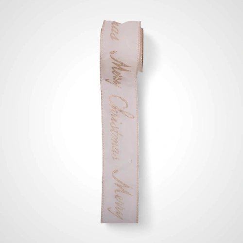 Ivory Ribbon w/Glitter Detail B