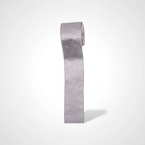 Silver Ribbon with Glitter Detail (A)