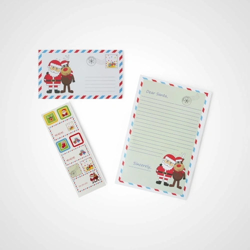 6 Letters To Santa w/Envelopes 