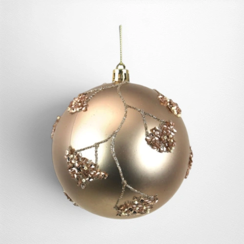 Champagne Hand Painted Bauble (B) - 10cm