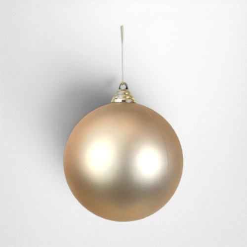 Light Champagne Bauble (A) - 12cm