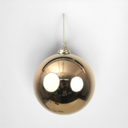 Light Champagne Bauble (B) - 12cm