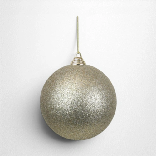 Light Champagne Bauble (C) - 12cm