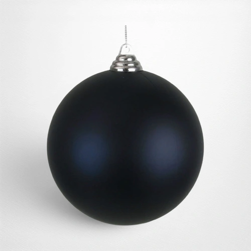Royale Blue Matte Shatterproof Bauble - 12cm
