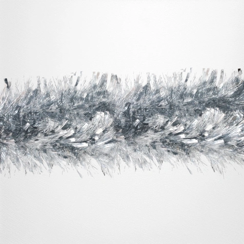 2m Silver 6ply 20cm Thick Tinsel B