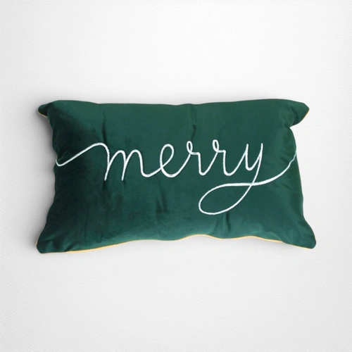 Green Velvet (Merry) Cushion