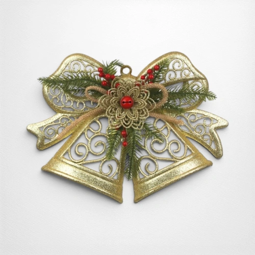36cm Gold Christmas Bells