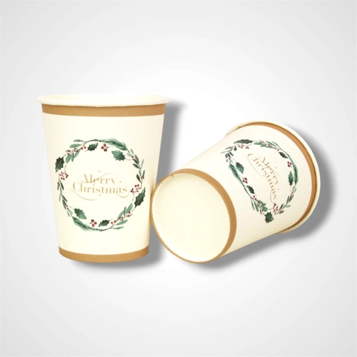 Merry Christmas Paper Cup - 266ml - 20 PK20
