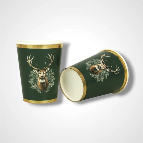Reindeer Paper Cup - 266ml - 20 PK20