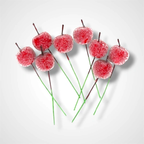 Sugar Coated Apple Pick - 2cm - Pack of 8