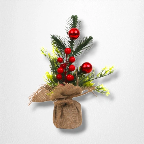 Berry Pot w/Burlap Pot B - 26cm