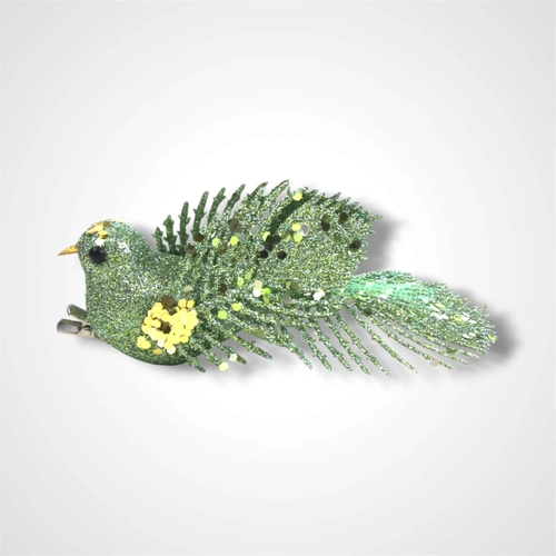 Moss Green Bird w/Clip