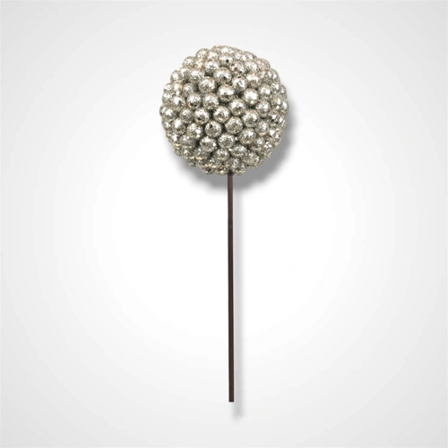 Platinum Glitter Ball Pick - 10cm