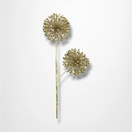 71cm Gold Starburst Stem