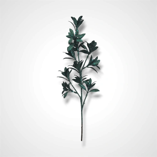 69cm Forest Green Leaf Stem