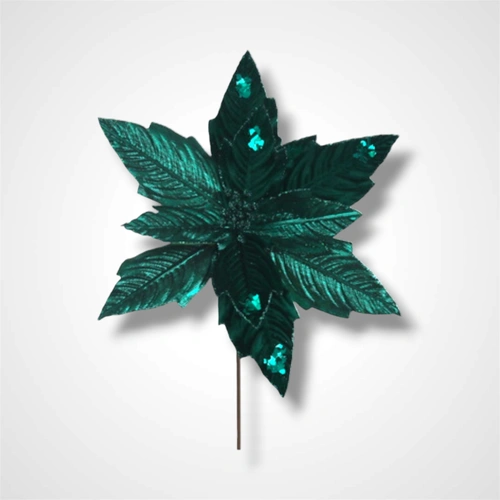 33cm Emerald Green Poinsettia A