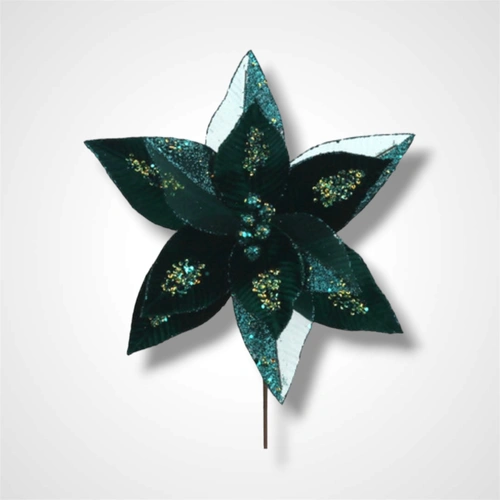 33cm Emerald Green Poinsettia C