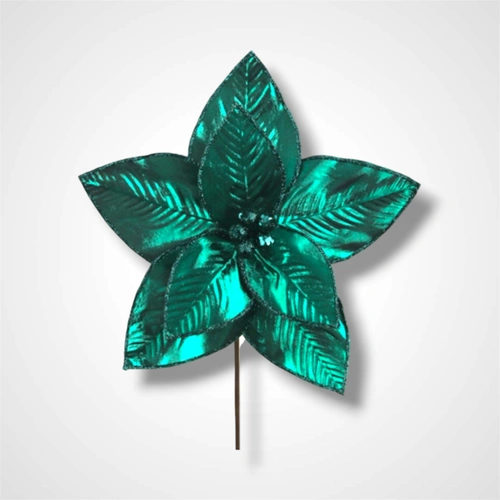 33cm Emerald Green Poinsettia D