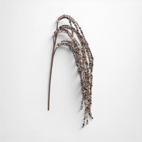 85cm Brown Rose Gold Glitter Drop