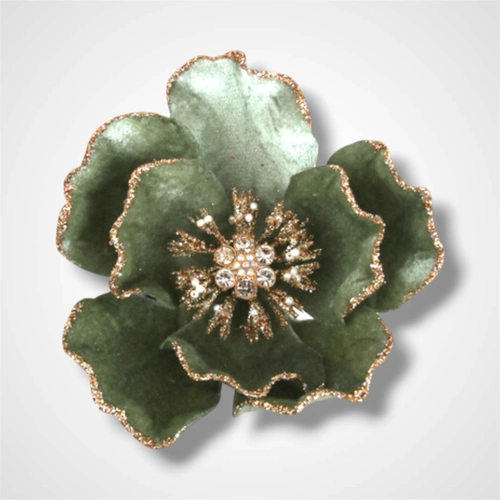Sage Magnolia Clip - 14cm