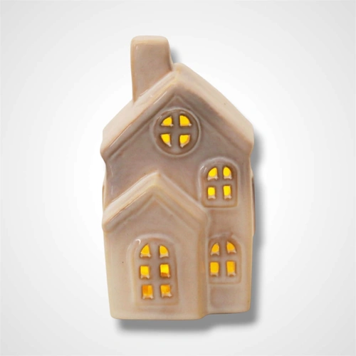 Light Up Ceramic Christmas House