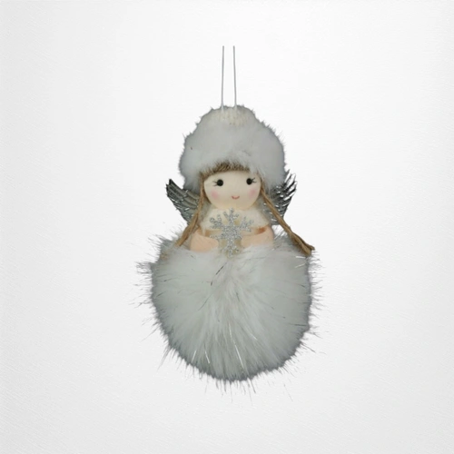 White Fairy w/Snowflake B - 12cm