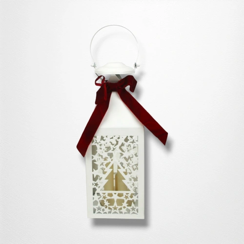 33.5cm White Lantern B