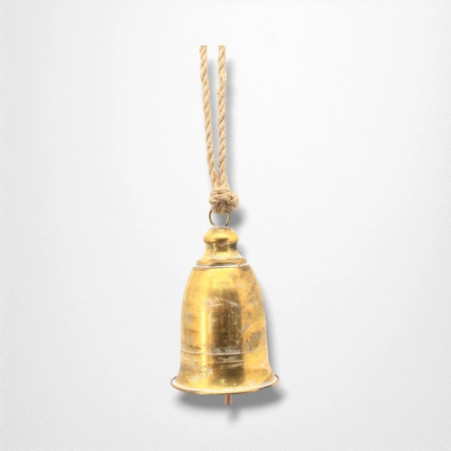 Antique Gold Metal Bell
