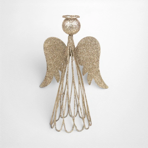 25cm Champagne Glitter Angel