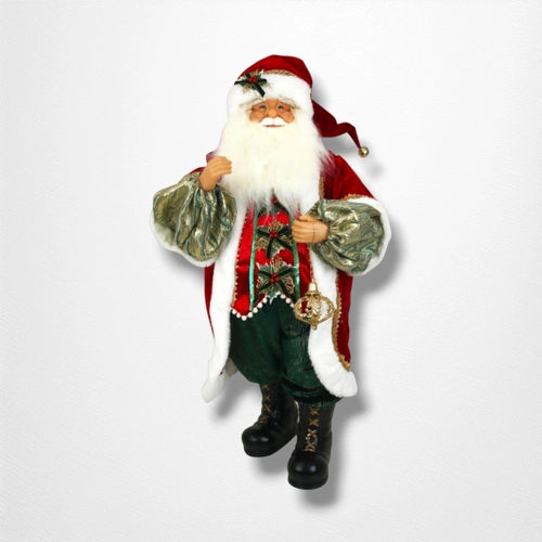 80cm Luxe Mulled & Merry Santa Claus