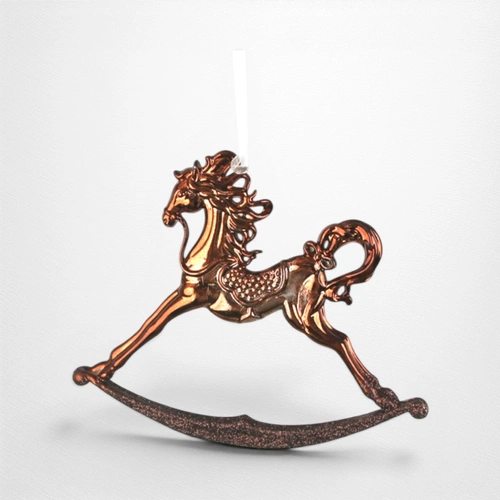 Bronze Rocking Horse Tree Decoration