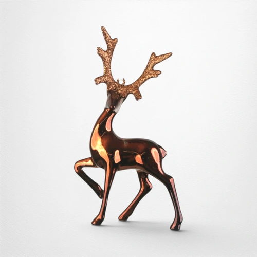 Bronze Reindeer Tree Decoration