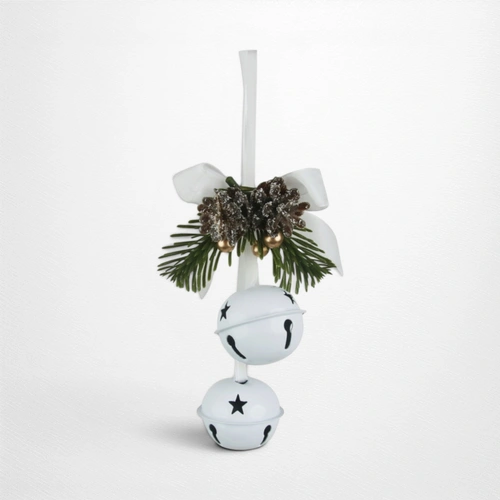 White Bells with White Ribbon